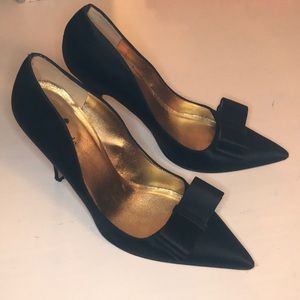 SALE* Satin Kate Spade Flat Bow Pump size 8.5/9